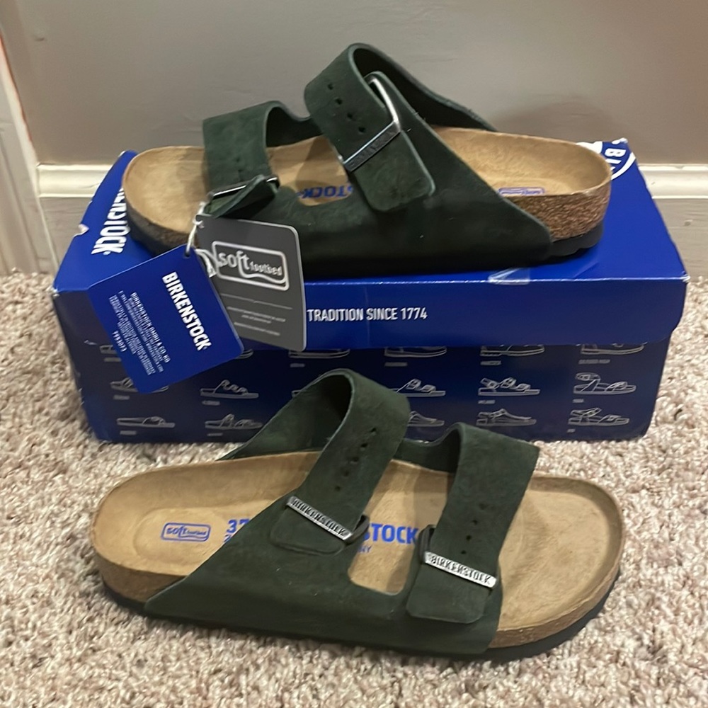 Birkenstock Arizona Mountain View Green Asst MS